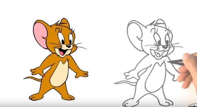 رسم شخصيات كرتونية للاطفال