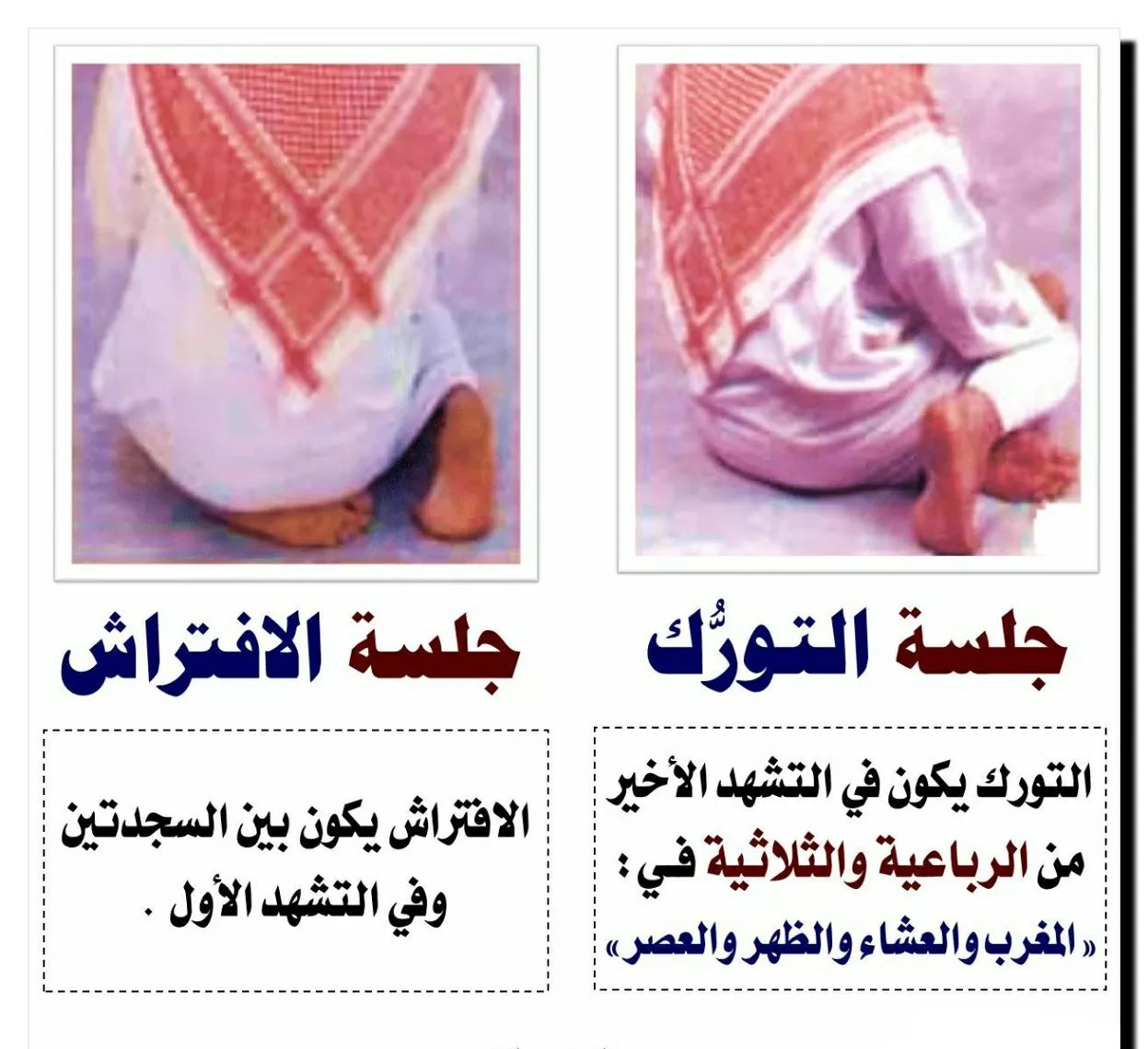 طريقة الصلاة الصحيحة بالصور