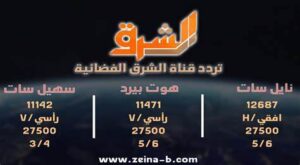 تردد قناة الشرق