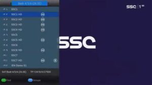 تردد قنوات ssc