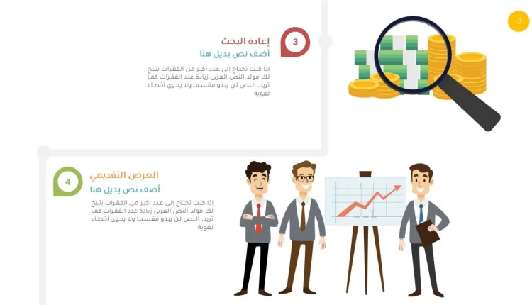 الهيكل الأساسي لمواضيع برزنتيش جاهزة