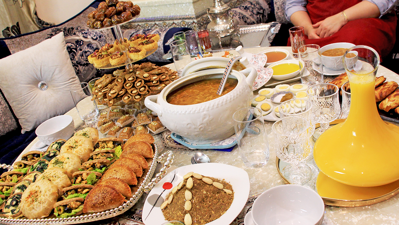 تحضيرات أكل رمضان