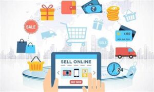 البيع عبر الإنترنت