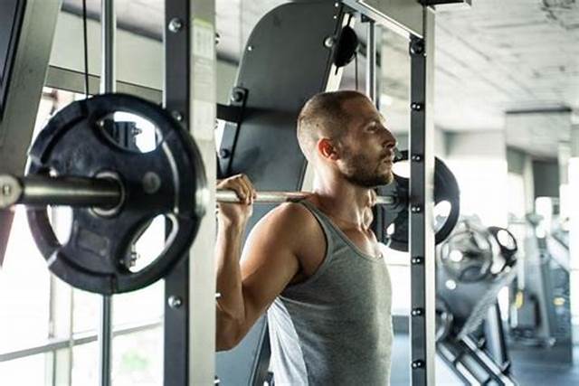 تمارين رجل في الجيم