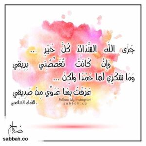 جزى الله الشدائد كل خير