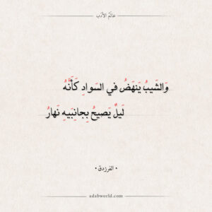 شعر عن الشيب