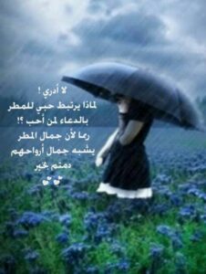 شعر عن المطر