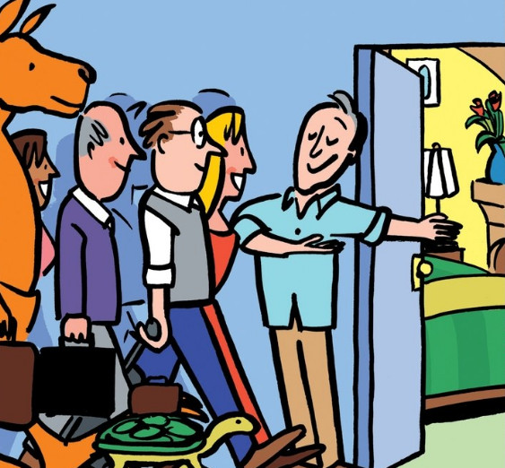 تعبير عن اكرام الضيف