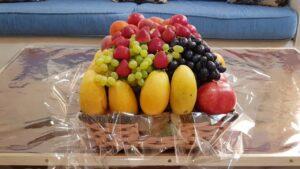 سلة فواكه هدية