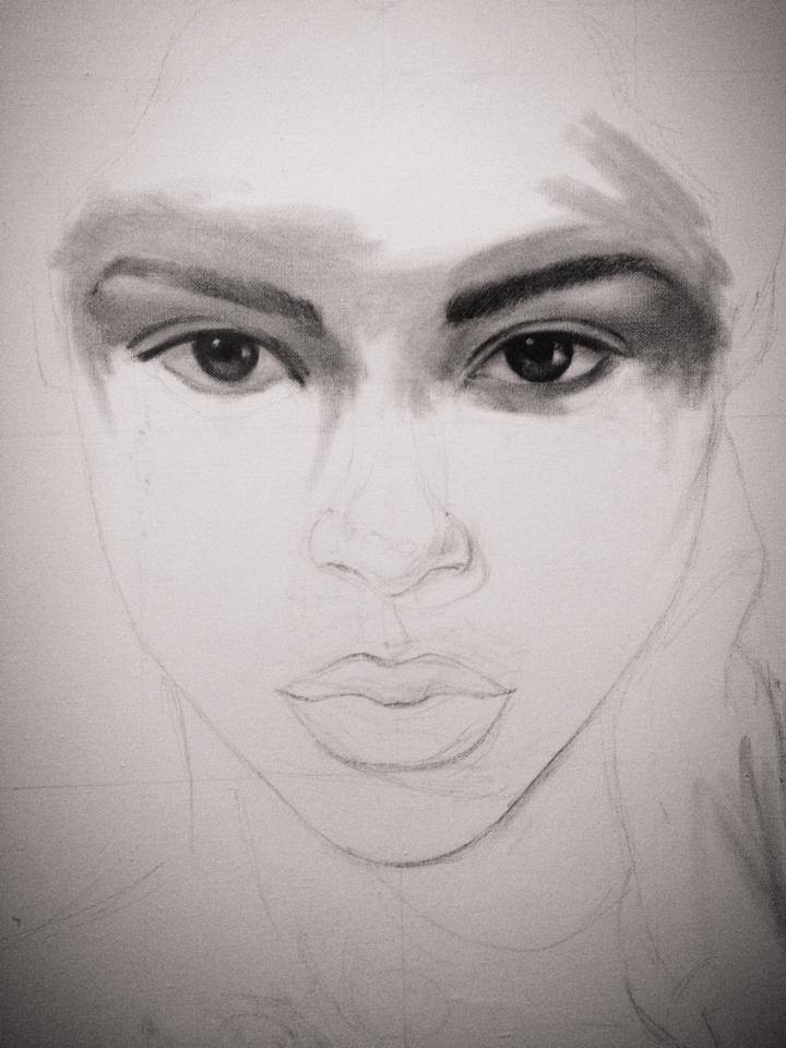 كيف ترسم بورتريه بسيط بالرصاص للمبتدئين