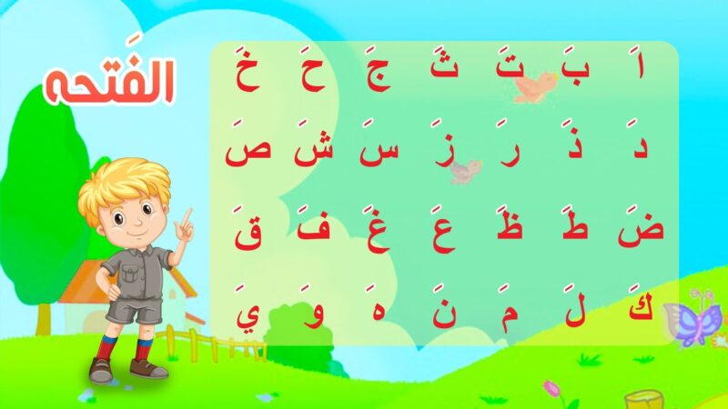 الحروف بالفتح