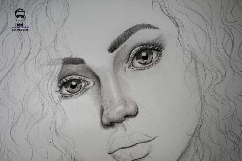 كيف ترسم بورتريه بسيط بالرصاص للمبتدئين