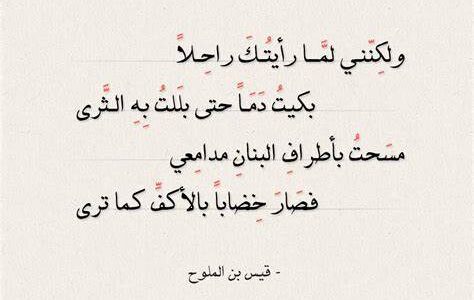 قيس بن الملوح عالم الادب ونبذة عن الشاعر